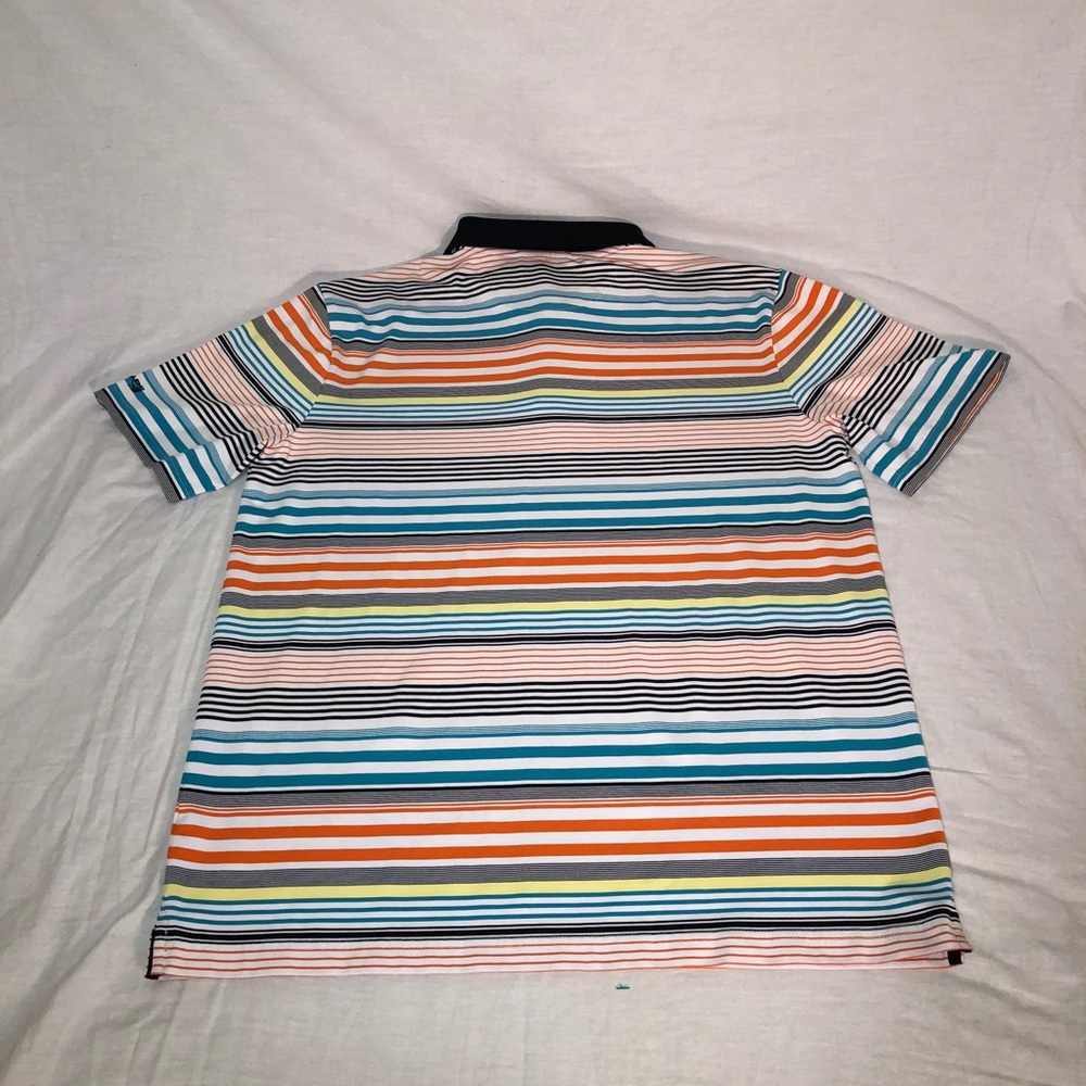 Men’s Chaps Golf Striped SS Polo Shirt Size Large - Picture 5 of 6